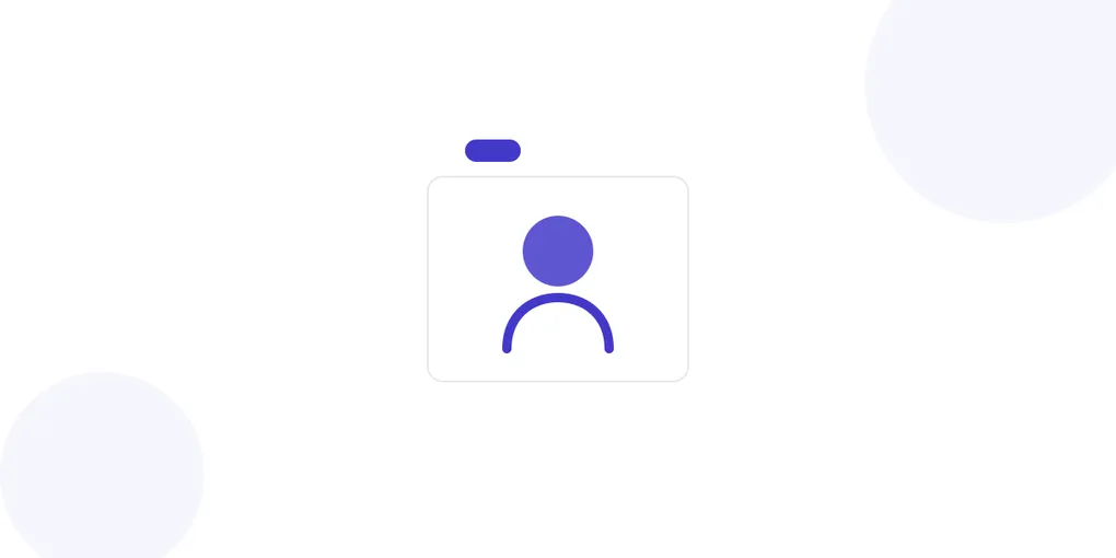 人物のプロフィールカードで、個別の相談事例を表したイラスト
